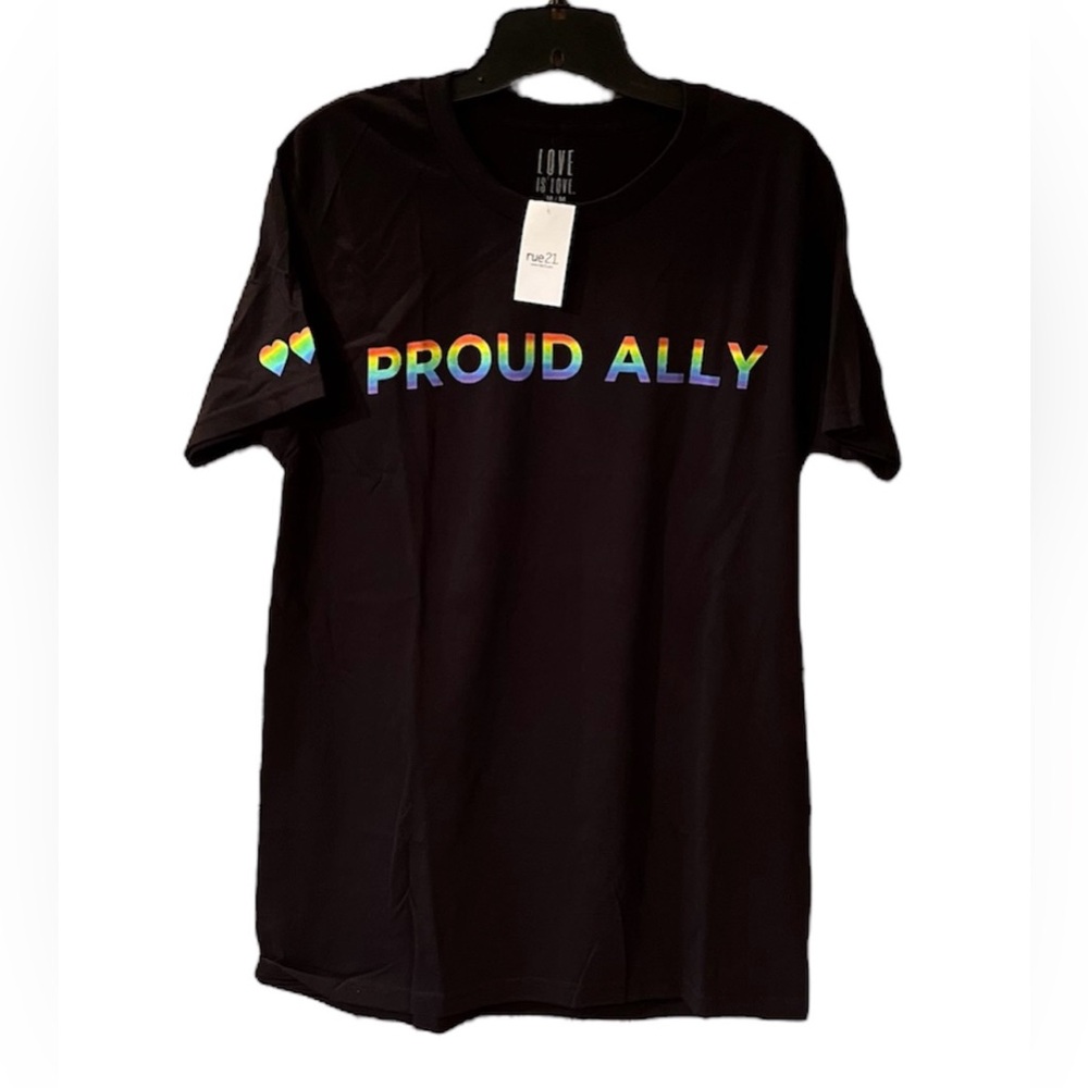 NWT Rue21 Proud Ally Graphic Tee Shirt